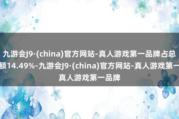 九游会J9·(china)官方网站-真人游戏第一品牌占总成交额14.49%-九游会J9·(china)官方网站-真人游戏第一品牌